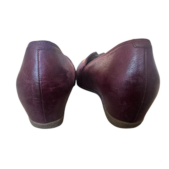 Women's Dansko Purple Wedge Pump Shoe Loafer Liliana Leather Size 38 - Picture 8 of 12